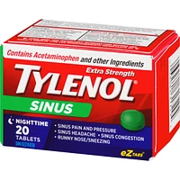 Extra Strength Sinus Relief Night Acetaminophen, 500mg