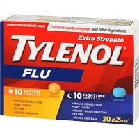 Extra Strength Flu Relief Day/Night, EZTabs