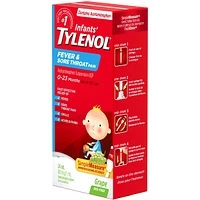 Infants' Medicine Fever & Sore Throat Pain Drops, Grape