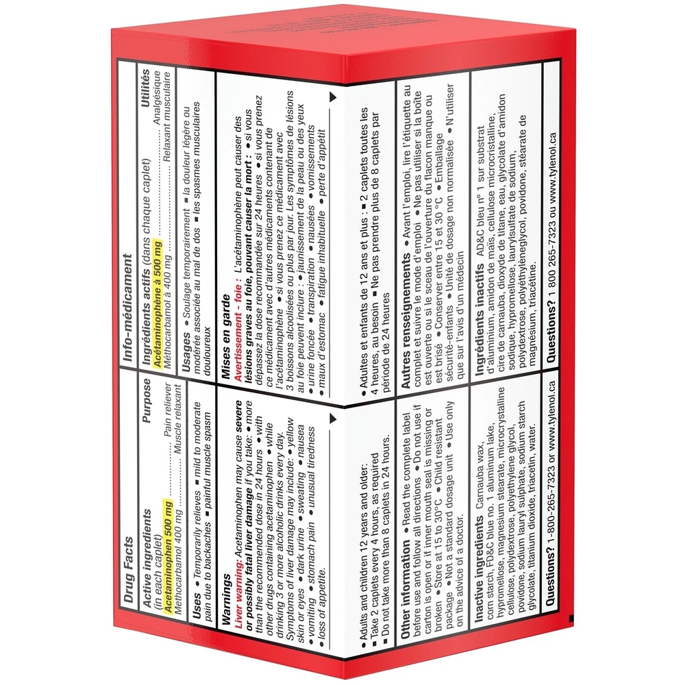 Extra Strength Back Pain Relief & Muscle Relaxant
