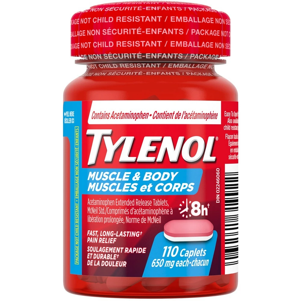 Muscle Aches & Body Pain Relief Acetaminophen