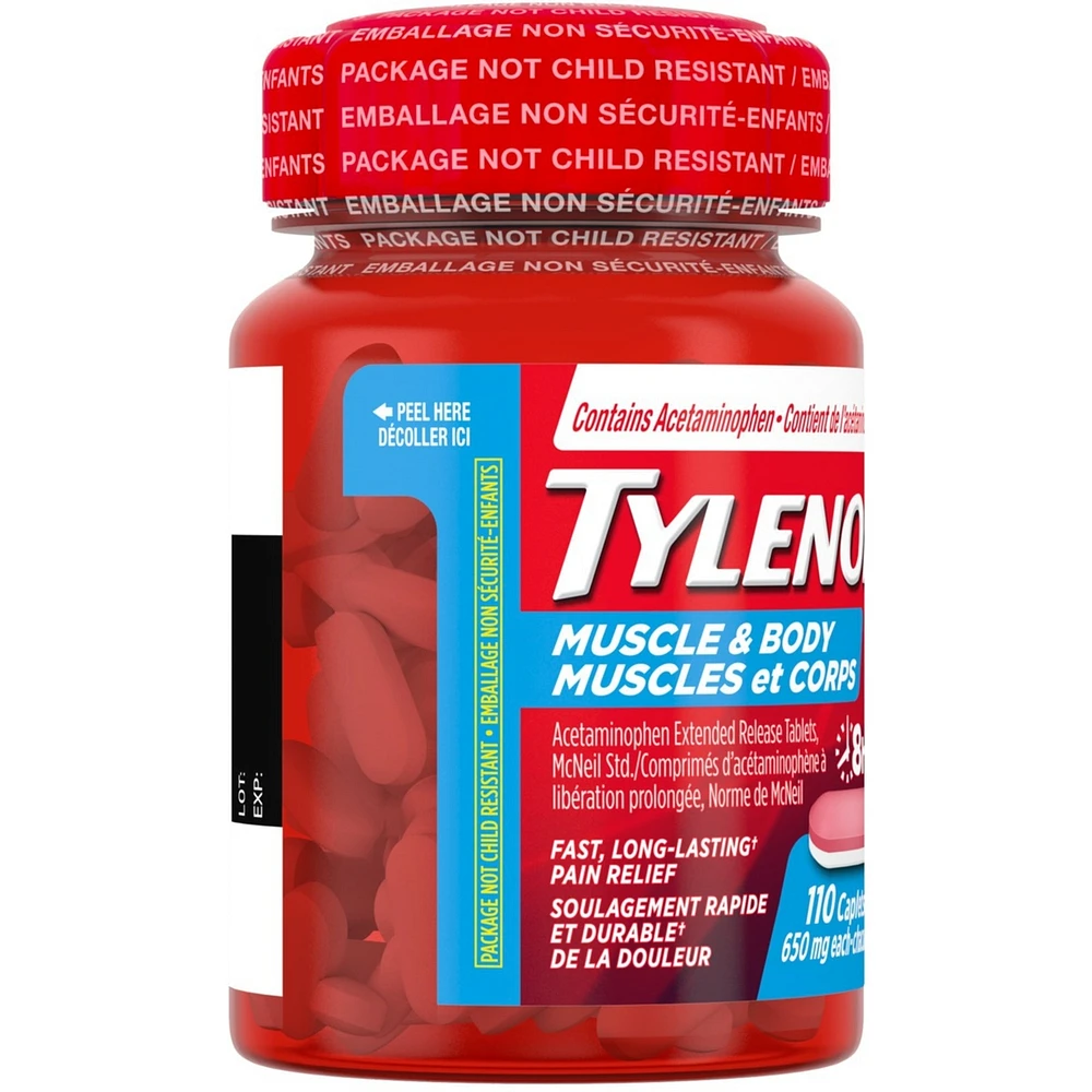 Muscle Aches & Body Pain Relief Acetaminophen