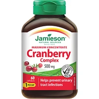 Maximum Concentrate Cranberry Complex Capsules, 500 mg