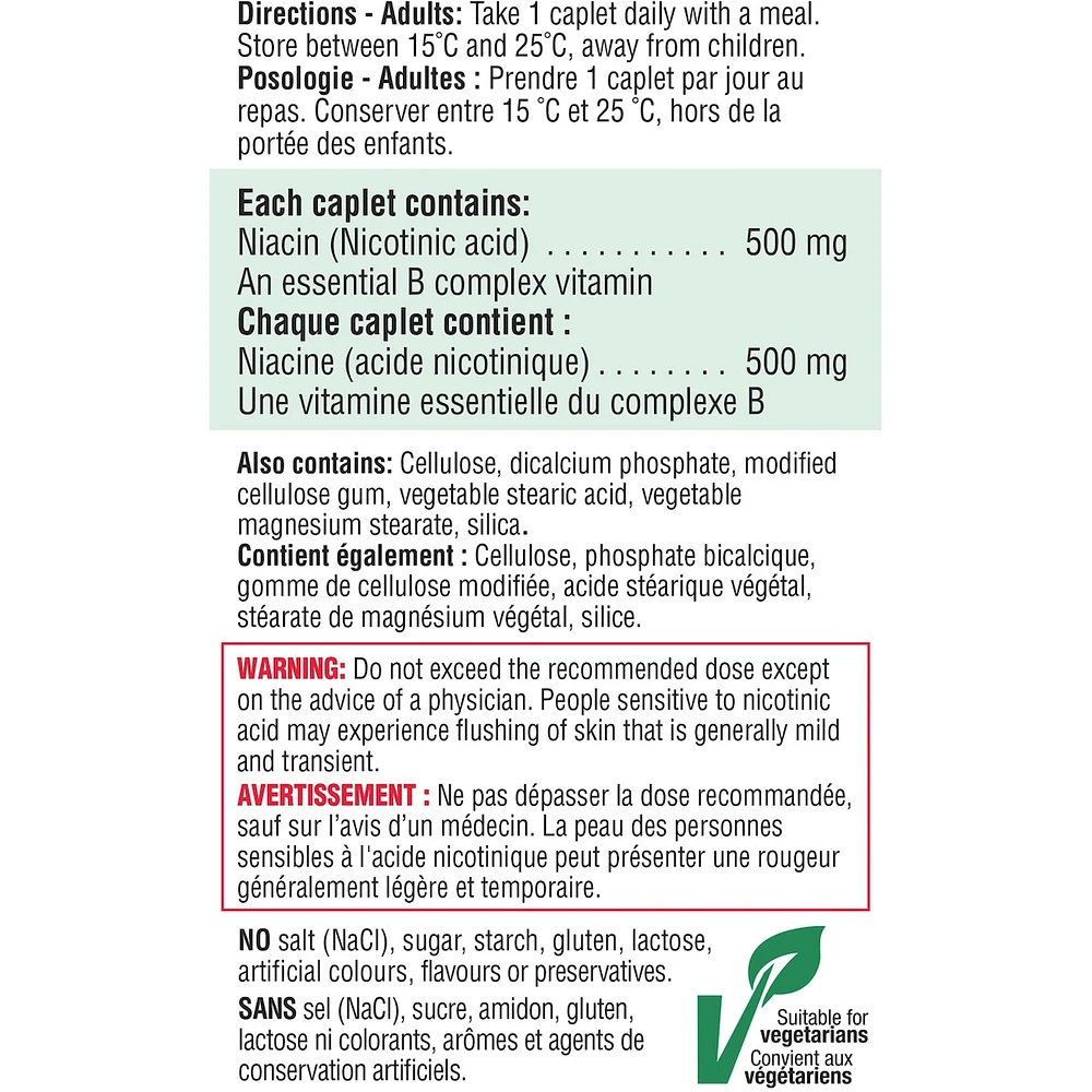 Jamieson Niacin 500 mg