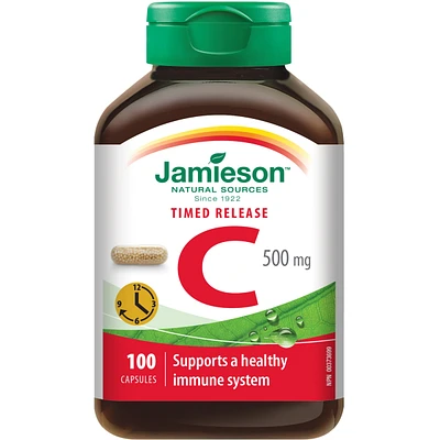 Vitamin C 500 mg Timed Release Capsules