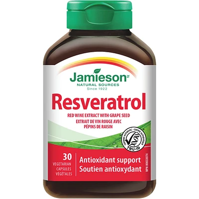 Resveratrol Red Wine Extract with Grape Seed Capsules