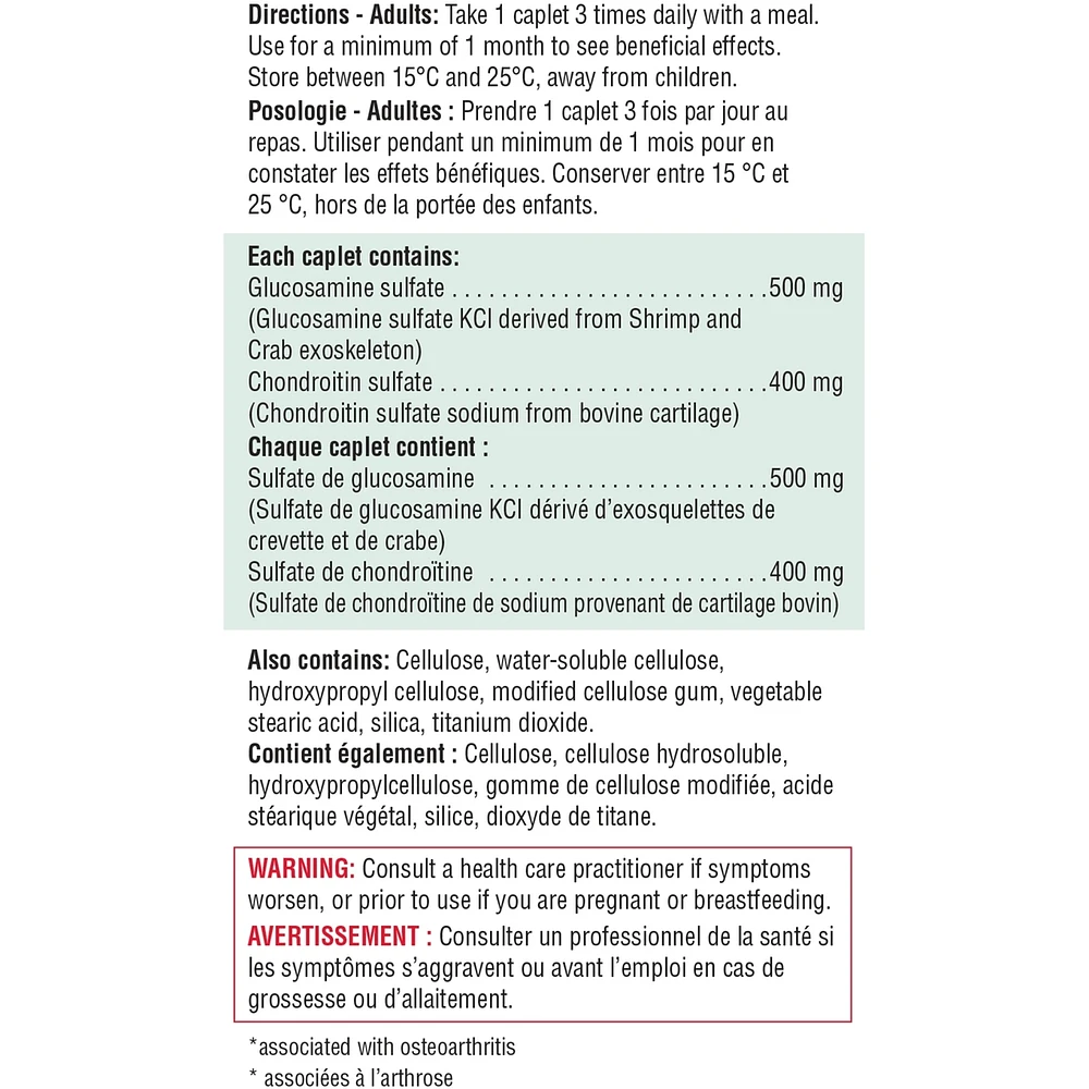 Glucosamine Chondroïtine 900 mg