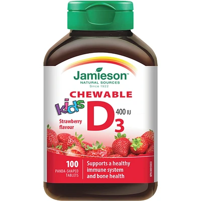 Kids Chewable Vitamin D3 400 IU