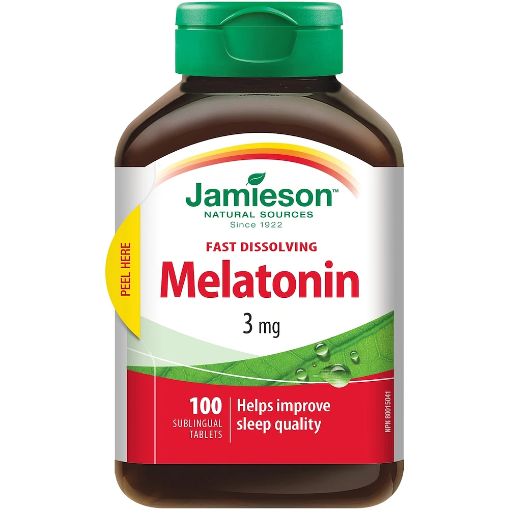 Melatonin Fast Dissolving Tablets, 3 mg