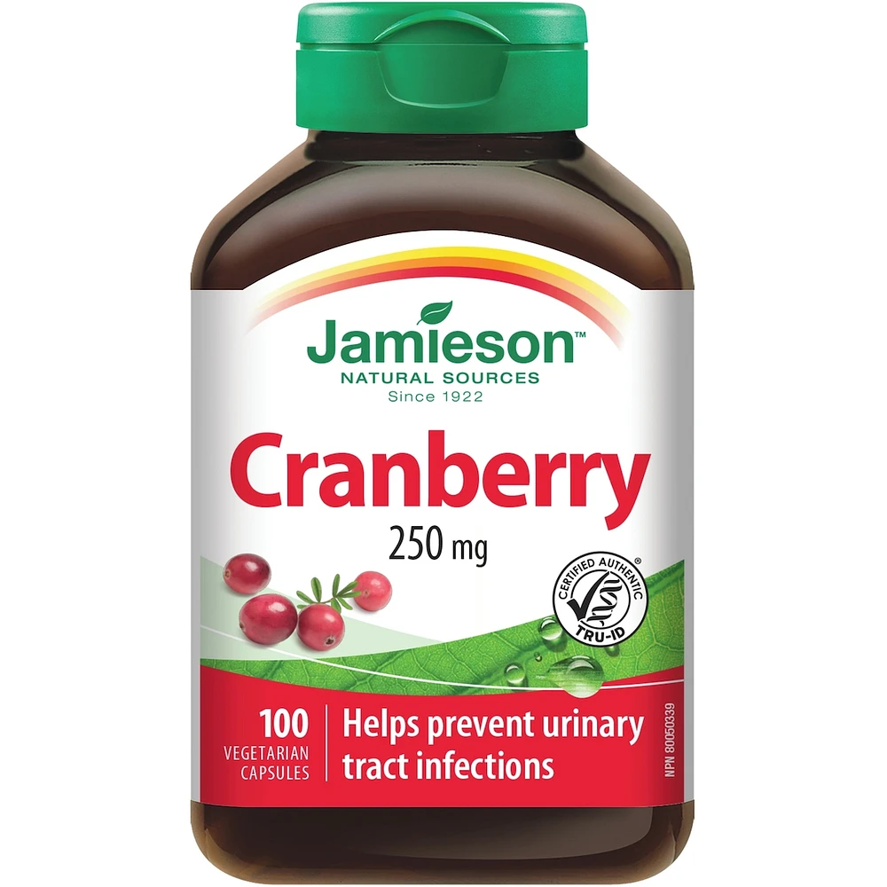 Cranberry Capsules, 250 mg
