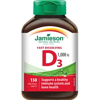 Vitamin D 1,000 IU Fast Dissolving Sublingual Tablets