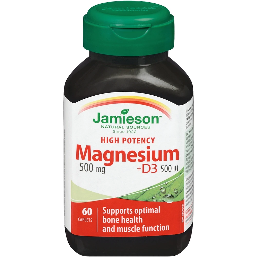Magnesium 500 mg + D3 500 IU