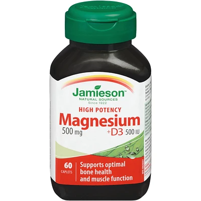 Magnesium 500 mg + D3 500 IU