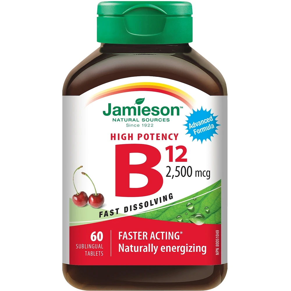 Vitamin B12 2,500 mcg (Methylcobalamin)