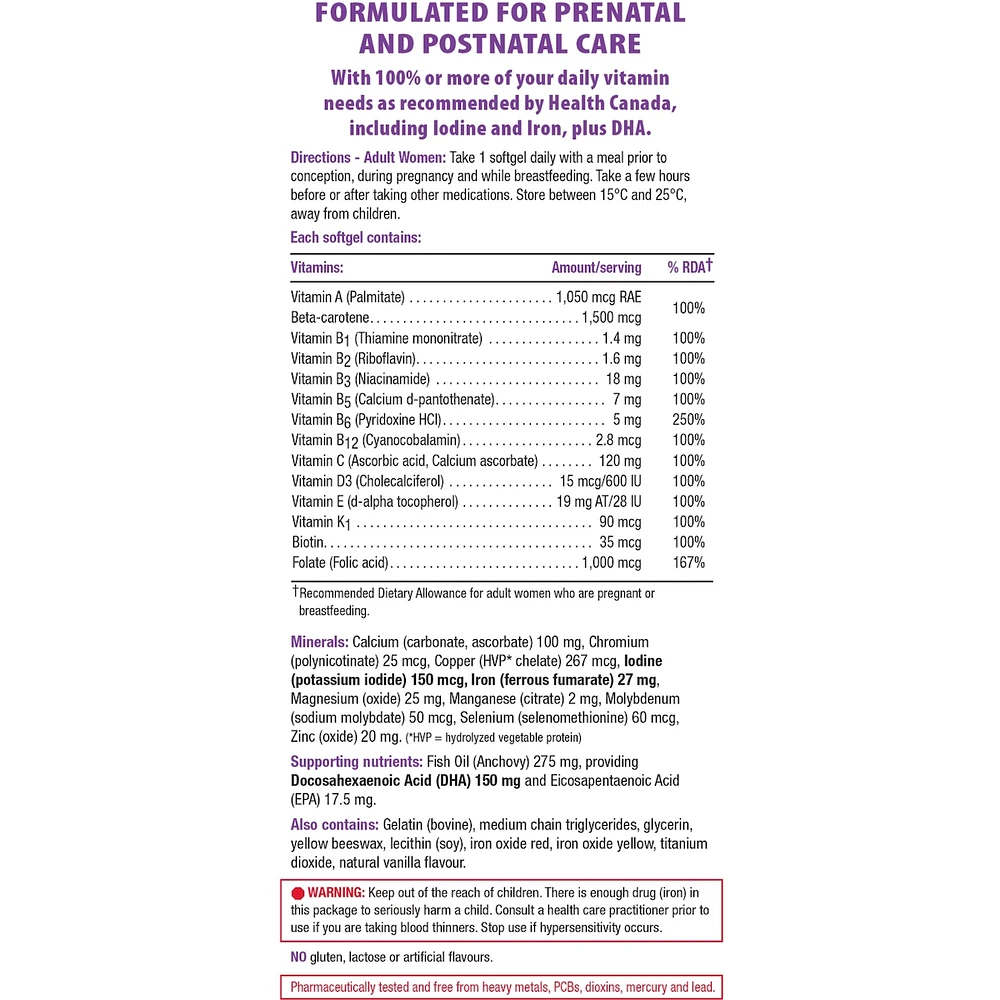 Prenatal Complete with DHA Softgels