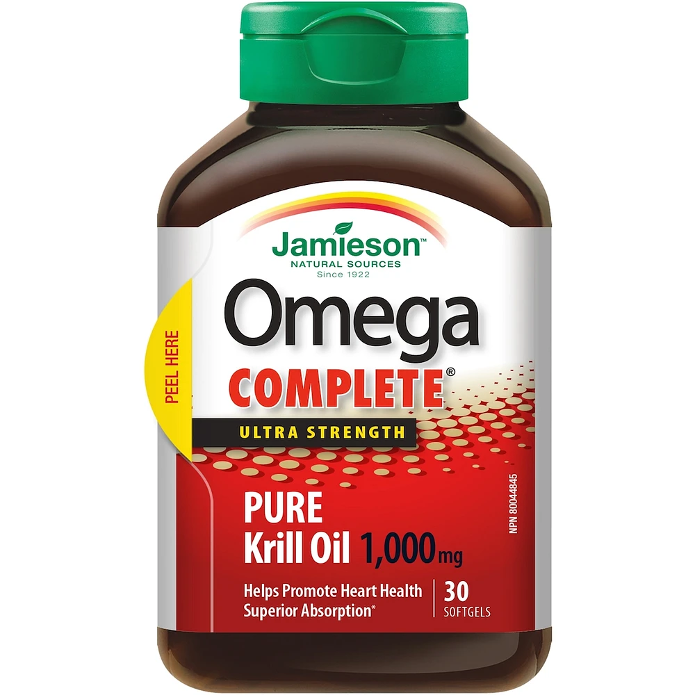 Omega Complete™ Ultra Strength Super Krill Softgels,1,000 mg