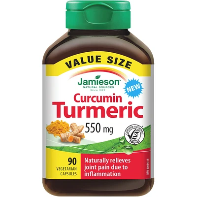 Turmeric Curcumin 550 mg Value Size