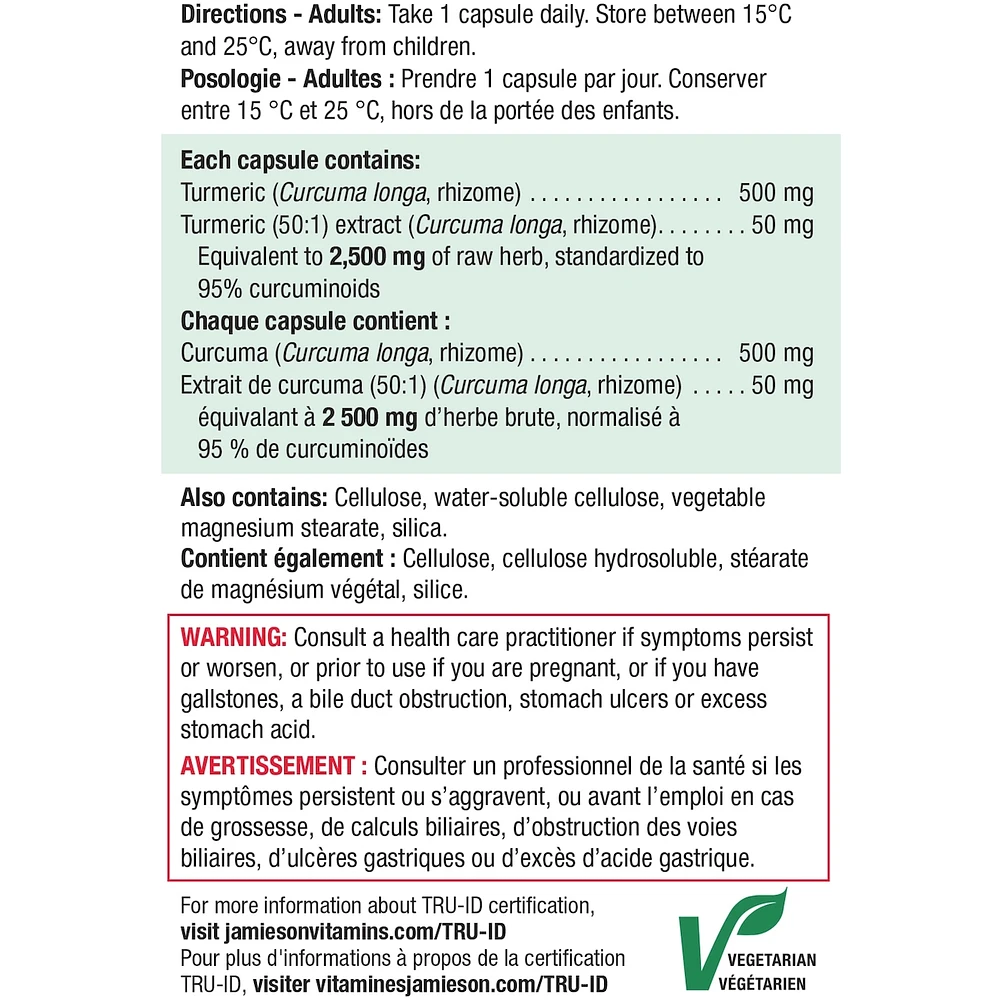 Turmeric Curcumin 550 mg Value Size