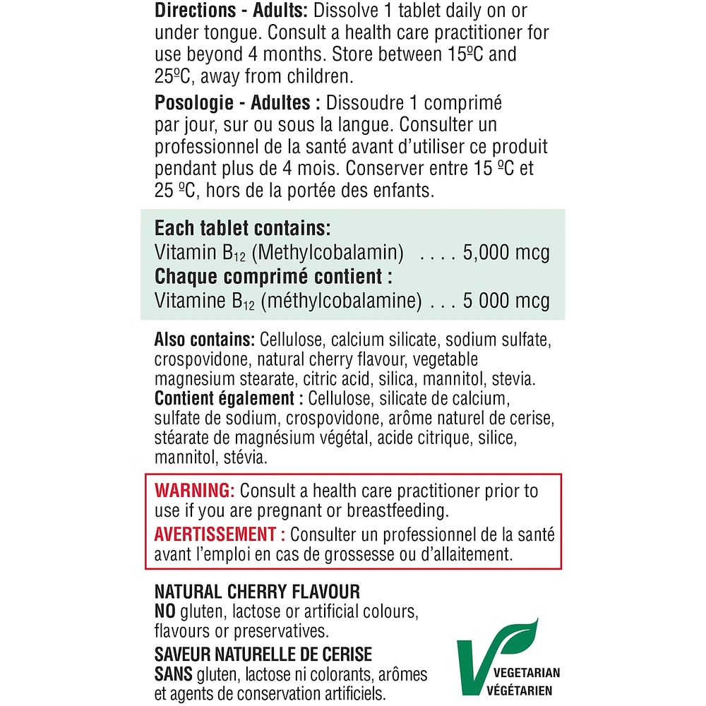 Vitamin B12 5,000 Mcg