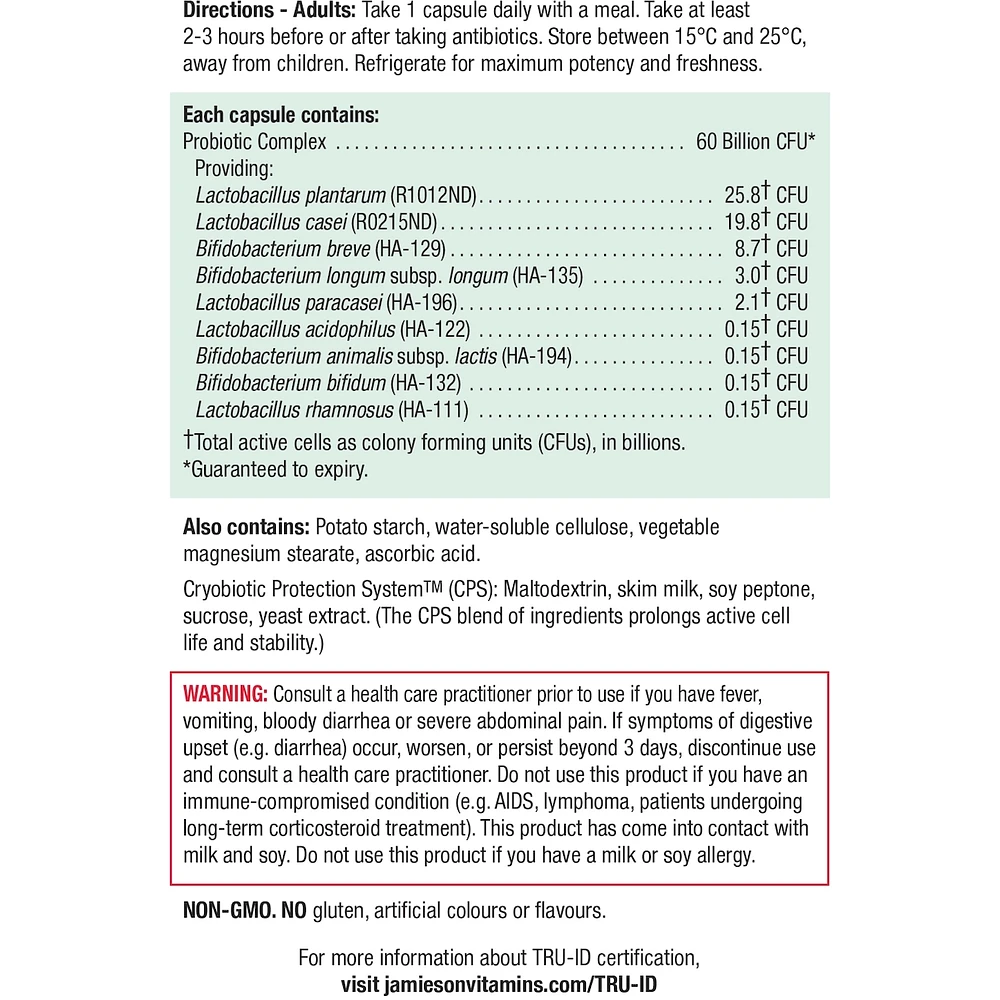 Probiotique 60 Milliard
