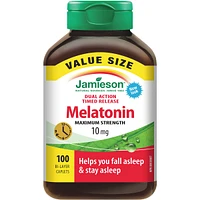 Mélatonine 10 mg double action à libération prolongée - Format économique