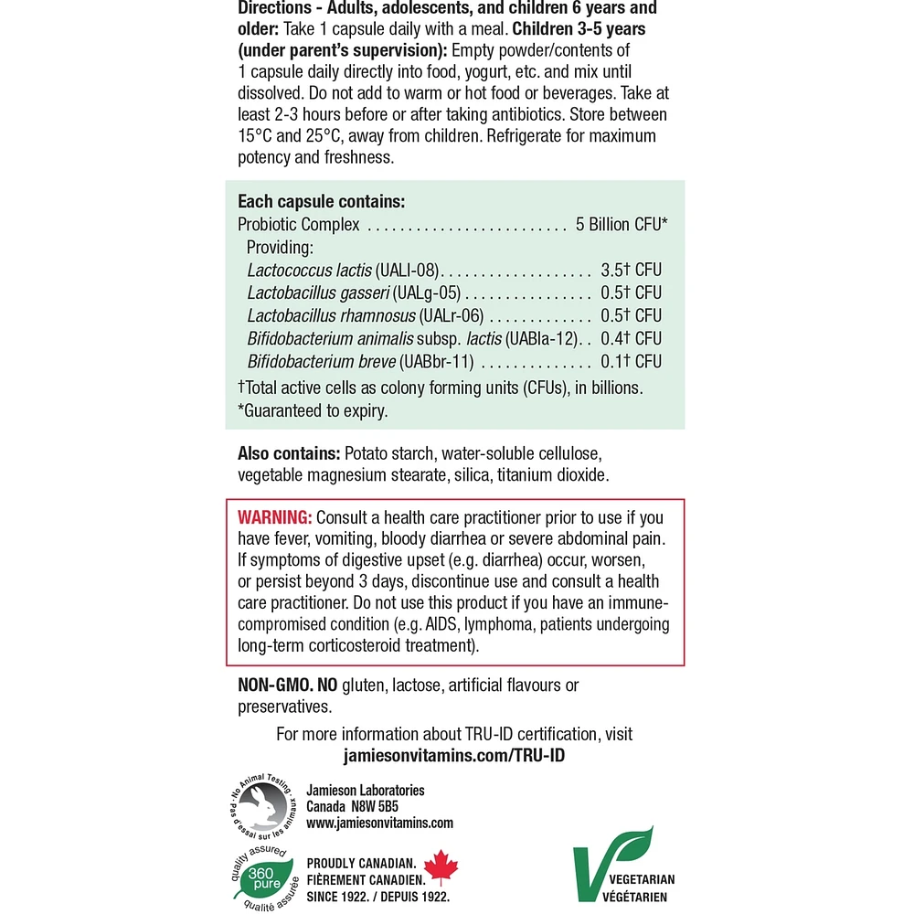 Probiotique 5 milliards