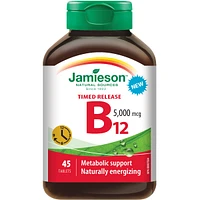 Vitamine B12 5 000 mcg Comprimés à Libération Prolongée