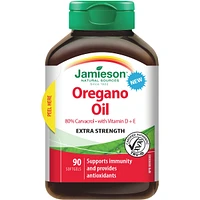 Oregano Oil with Vitamin D + E Extra Strength