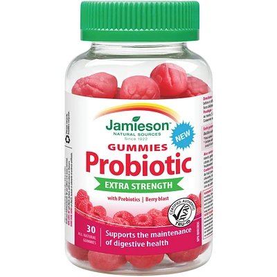 Extra Strength Probiotic Gummies with Prebiotics