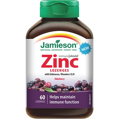 Jamieson Zinc Lozenge Elderberry
