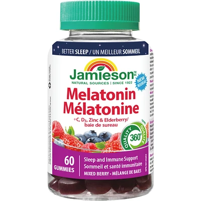 Melatonin + Immune Support Gummies