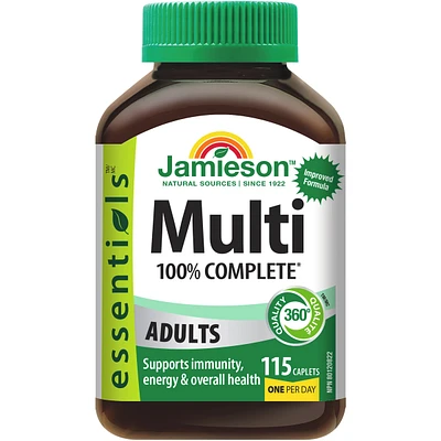 100% Complete Multivitamin for Adults 115 ct