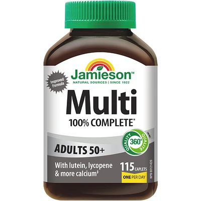 100% Complete Multivitamin for Adults 50+ 115 ct