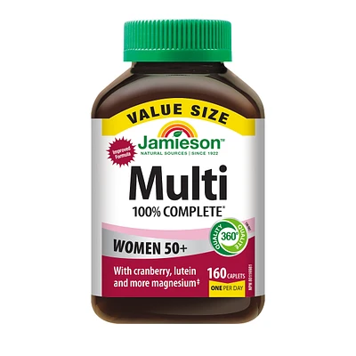 Jamieson 100% Complete Multivitamin for Women 50+ Value Size