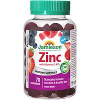 Zinc Gummies with Vitamins C & D3