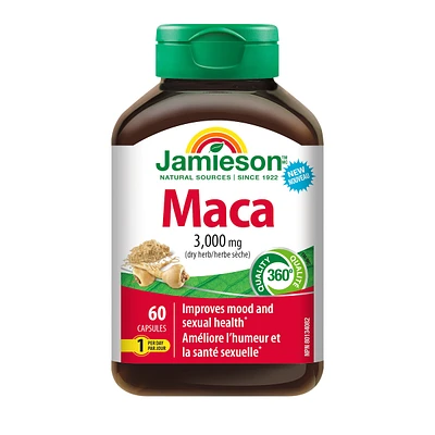 Jamieson Maca 3,000 mg, 60 Capsules