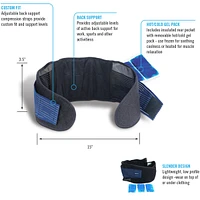 Back Belt with Hot & Cold Gel Pack