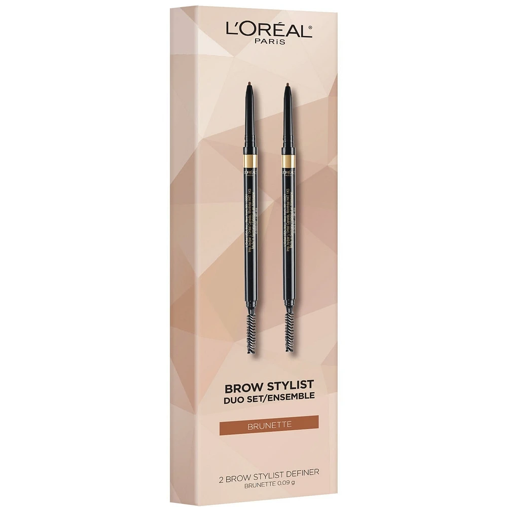 Eyebrow Pencil Brow Stylist Definer, Duo Kit