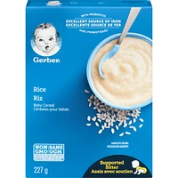 Céréales pour bébés Étape 1 de riz