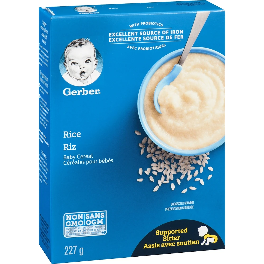 Céréales pour bébés Étape 1 de riz