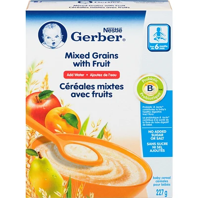 Stage 2 Multigrain Oatmeal & Fruit Baby Cereal