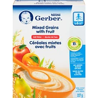 Céréales pour bébés Étape 2 Avoine et multigrains avec fruits