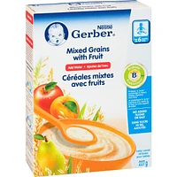 Céréales pour bébés Étape 2 Avoine et multigrains avec fruits