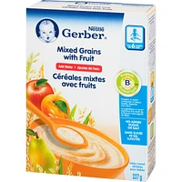 Céréales pour bébés Étape 2 Avoine et multigrains avec fruits