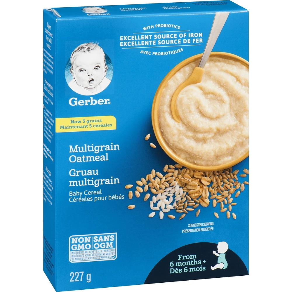 Céréales pour bébés Étape 2 Avoine et multigrains