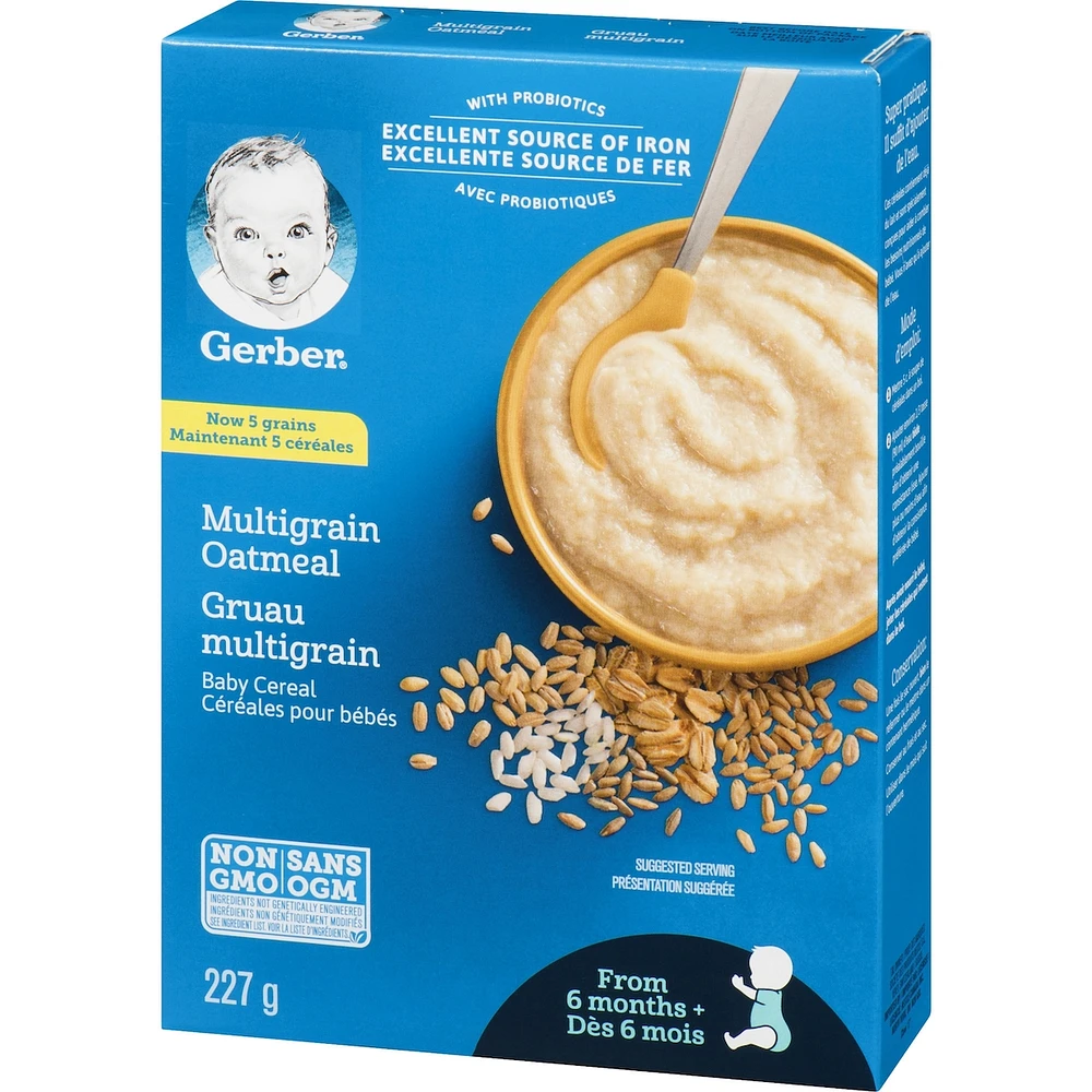 Céréales pour bébés Étape 2 Avoine et multigrains