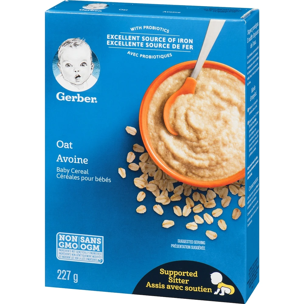 Céréales pour bébés Étape 1 d’avoine