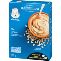 Céréales pour bébés Étape 1 d’avoine