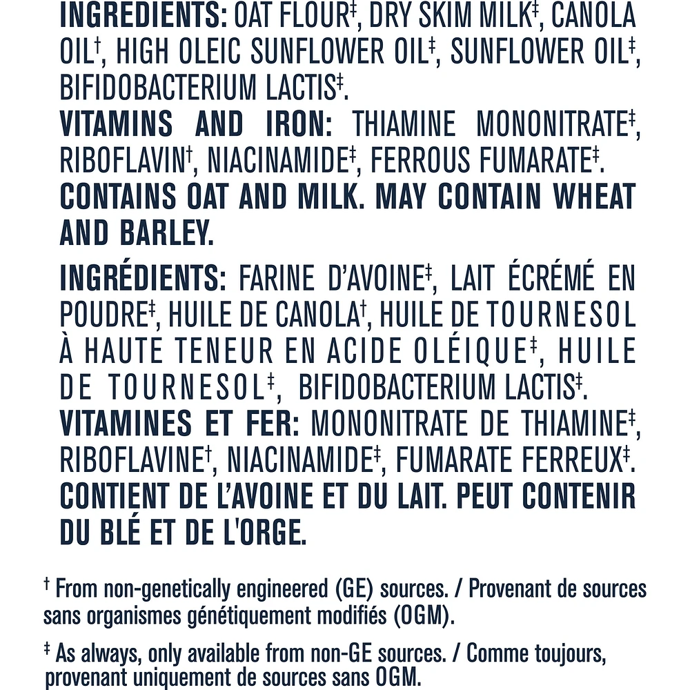 Céréales pour bébés Étape 1 d’avoine