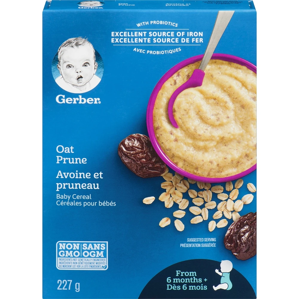 Céréales pour bébés Étape 2 Avoine avec pruneaux